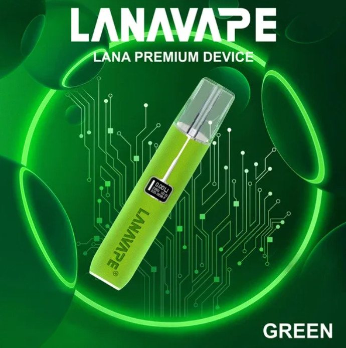 LANA主機綠,lana,lana電子煙,lana電子菸,lana電子加熱煙,lana主機,lana口味推薦,lana口味,lana推薦,lana煙彈,