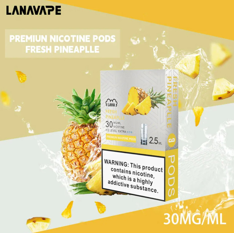 LAna菠蘿,LANA菸彈,LANA煙彈,LANA口味,lana,lana電子煙,lana電子菸,lana電子加熱煙,lana主機,lana口味推薦,lana口味,lana推薦,lana煙彈,